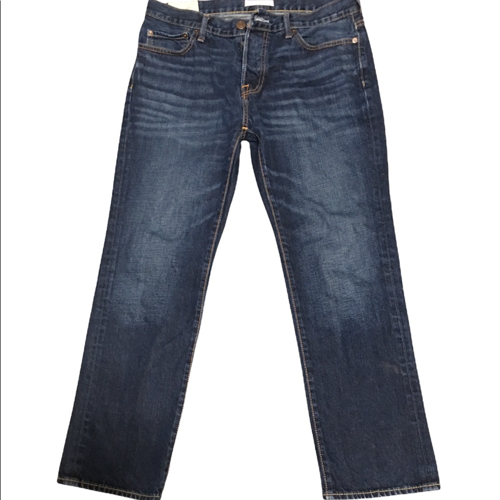 Abercrombie & Fitch jeans size 32w 30L button up fly  classic straight